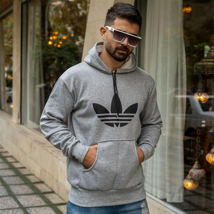 هودی مردانه آدیداس طوسی مدل ERIS